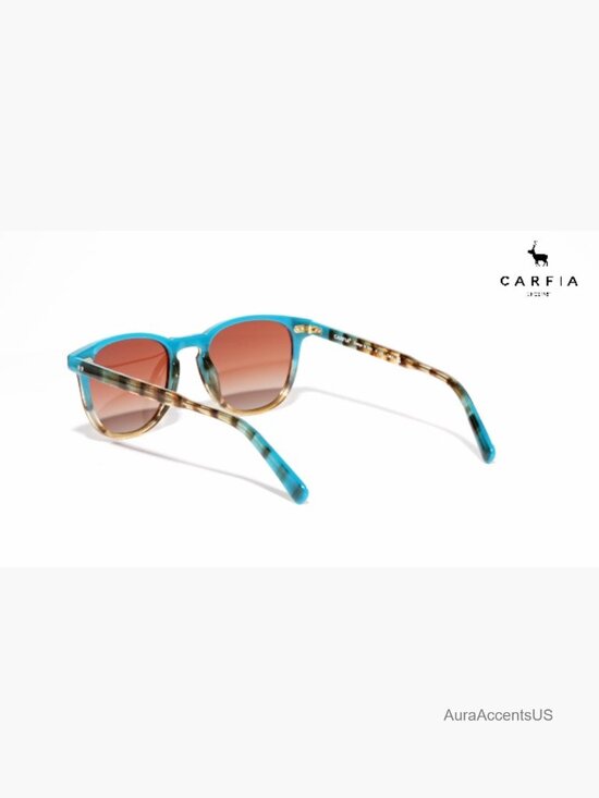 Retro Square Acetate Polarized Sunglasses for Small to Medium Face UV400 main image 6